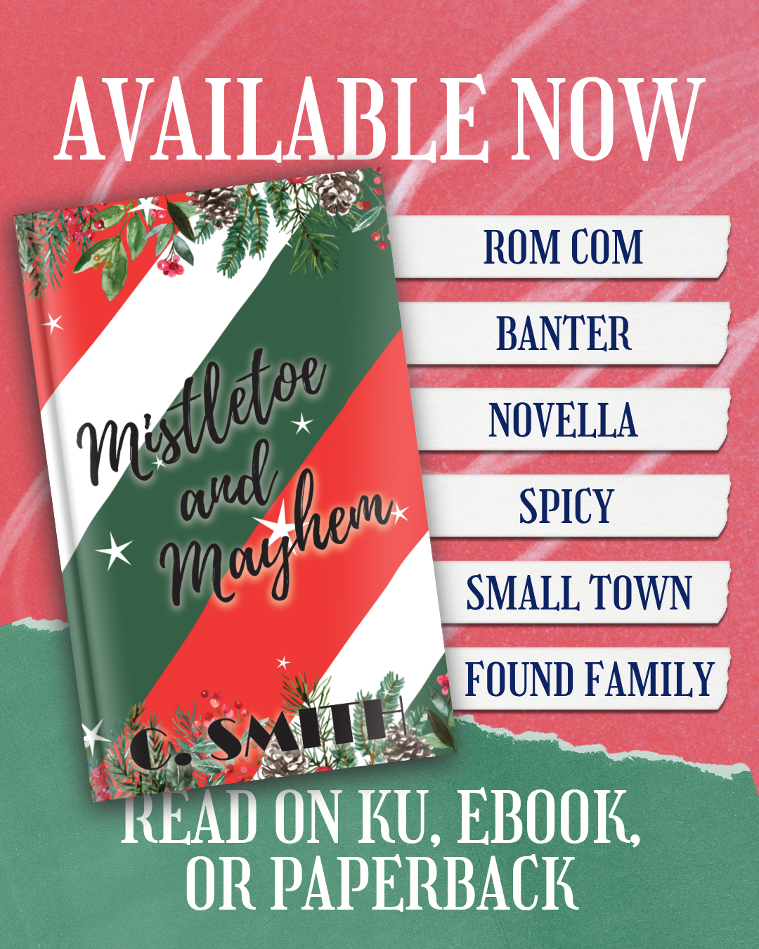 Mistletoe And Mayhem Signed Paperback