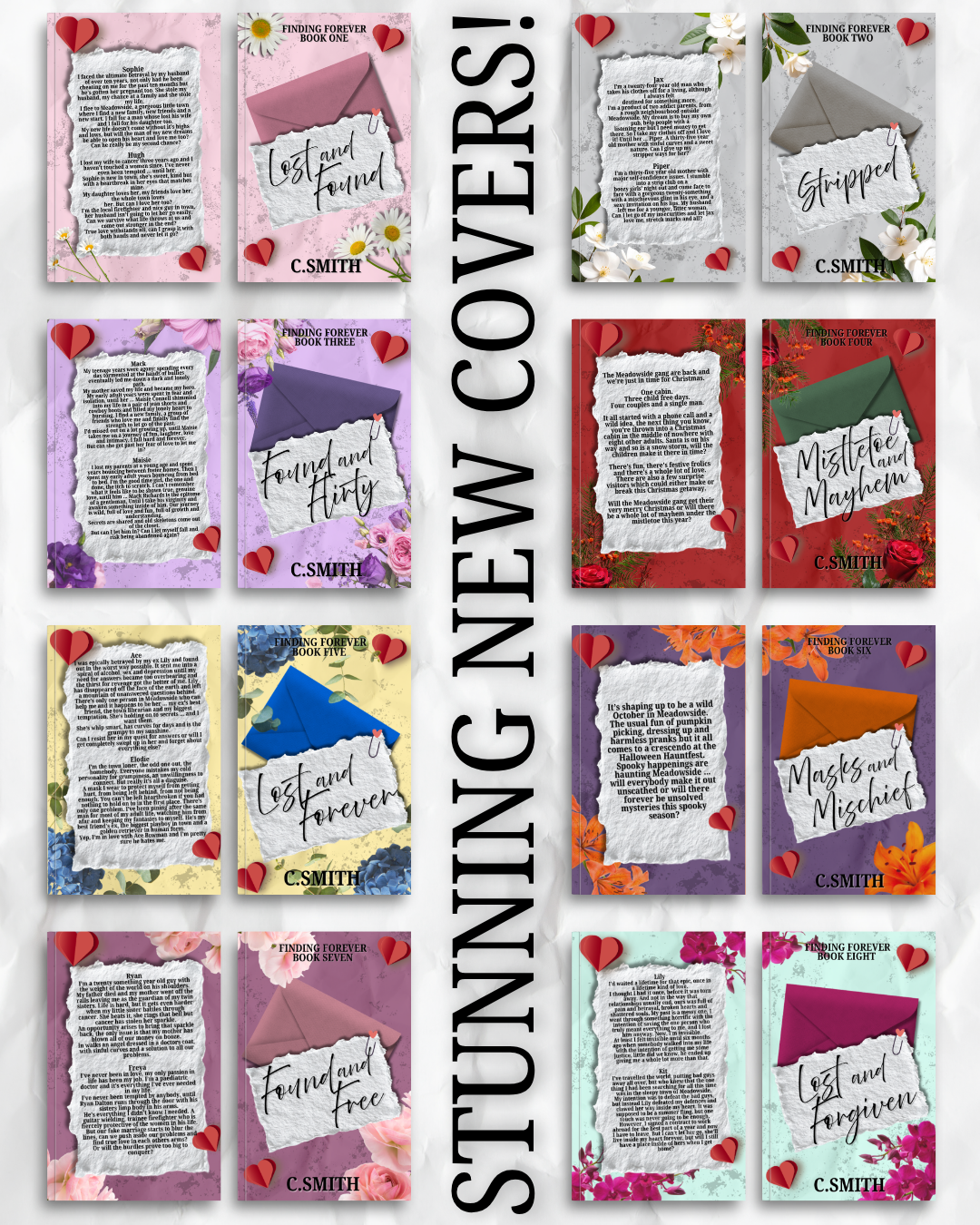 Finding Forever New Cover Complete Set
