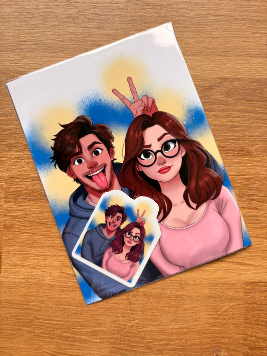 Lost And Forever Character Art + Sticker Set