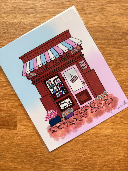 Lost And Found Bookshop Art