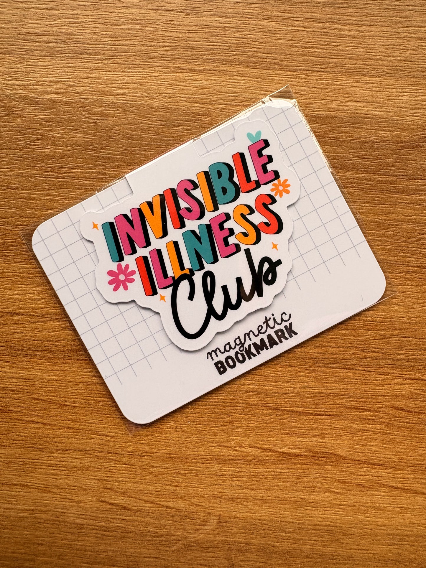 Invisible Illness Magnetic Bookmark
